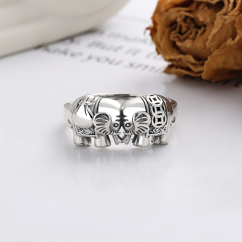 Vintage Fashion Meaning - HX New Lucky Elephant Good Meaning