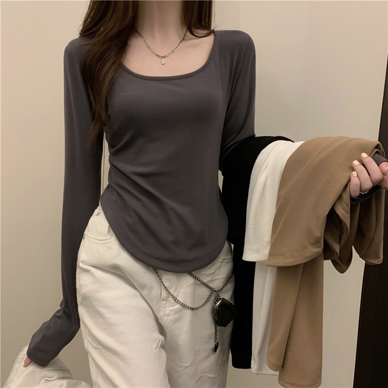Vintage Fashion Club - Autumn Korean Fashion Y2K T-shirt Woman
