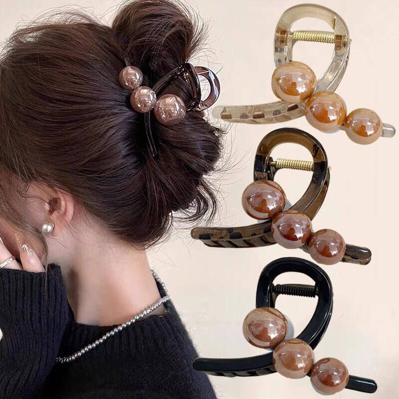 Korean Pearl Cross Hair Claws  - огляд і ціна Vintage Fashion Ai