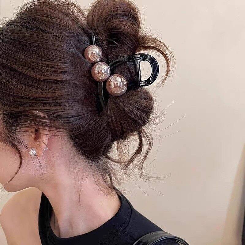Korean Pearl Cross Hair Claws  - огляд і ціна Vintage Fashion Ai