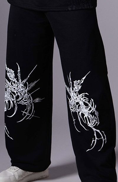 Men Printed Cotton Relaxed Fit - огляд і ціна Retro Track Pant
