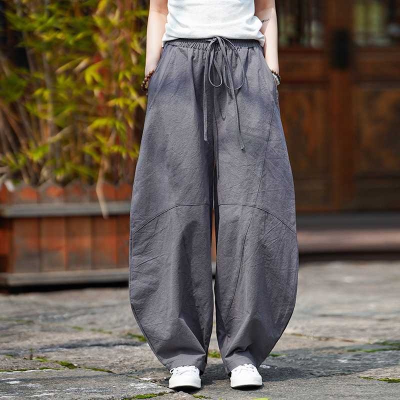 Men's Cotton Linen Harem Pants - огляд і ціна Retro Track Pant