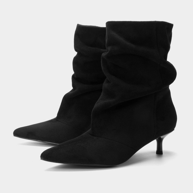Women Pile Up Ankle Boots 2026 - огляд і ціна Vintage Zipper