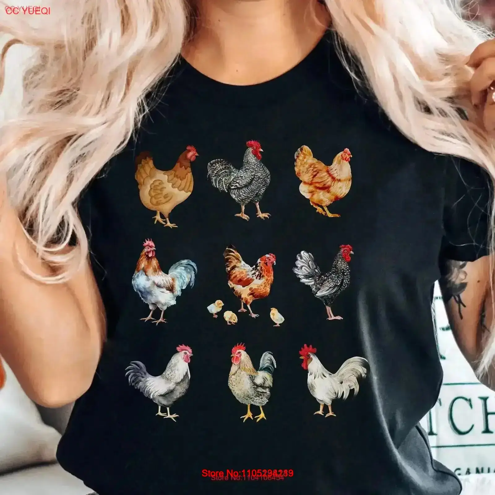 Chicken Collage T Shirt Farm L - огляд і ціна Vintage Fashion Collage
