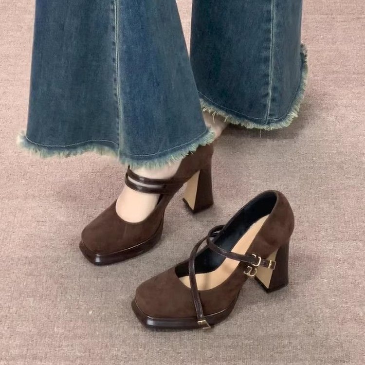 Vintage Thick High Women Mary  - огляд і ціна Vintage Fashion Ladies