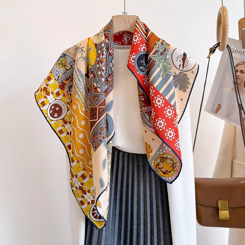 30% MULBERRY SILK 70% WOOL Sca - огляд і ціна Vintage Fashion Collage