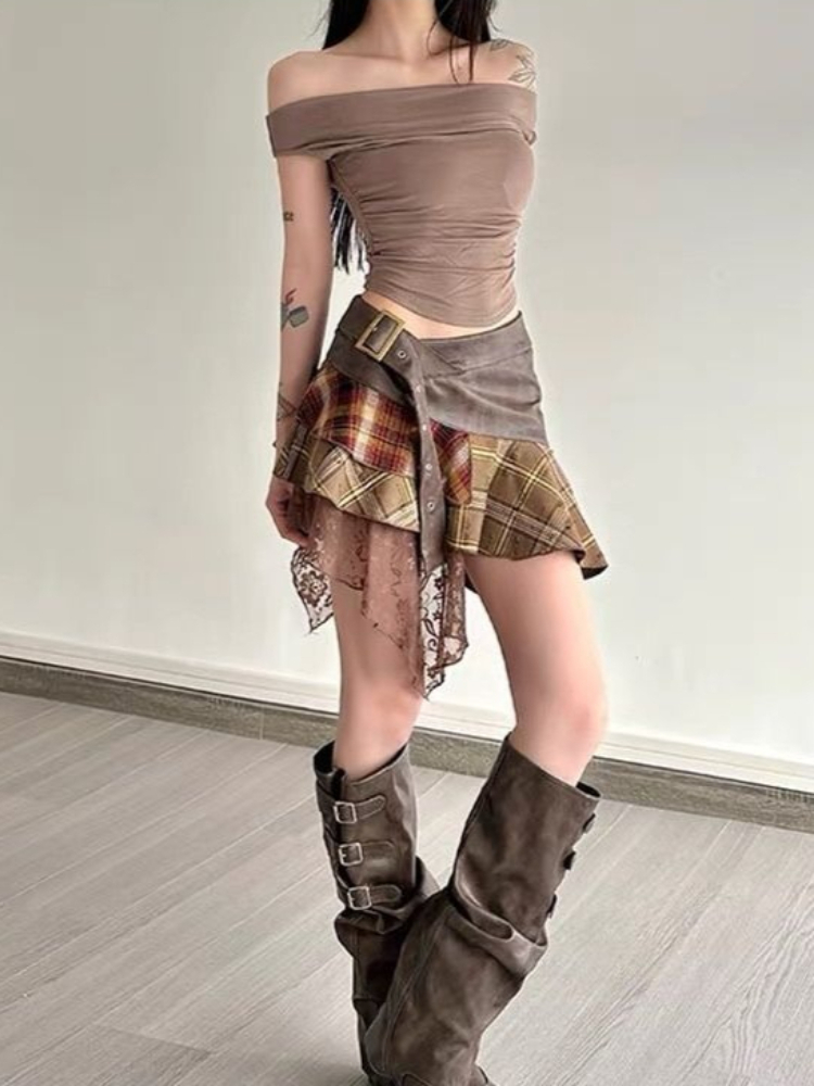 Vintage American Retro Plaid M - огляд і ціна Vintage Fashion Subculture