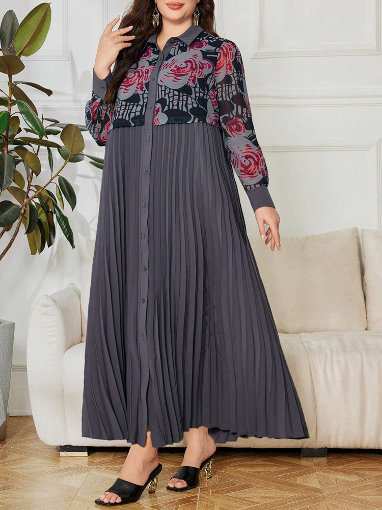 GIBSIE Plus Size 2 In 1 Print  - огляд і ціна Vintage Fashion In 2025