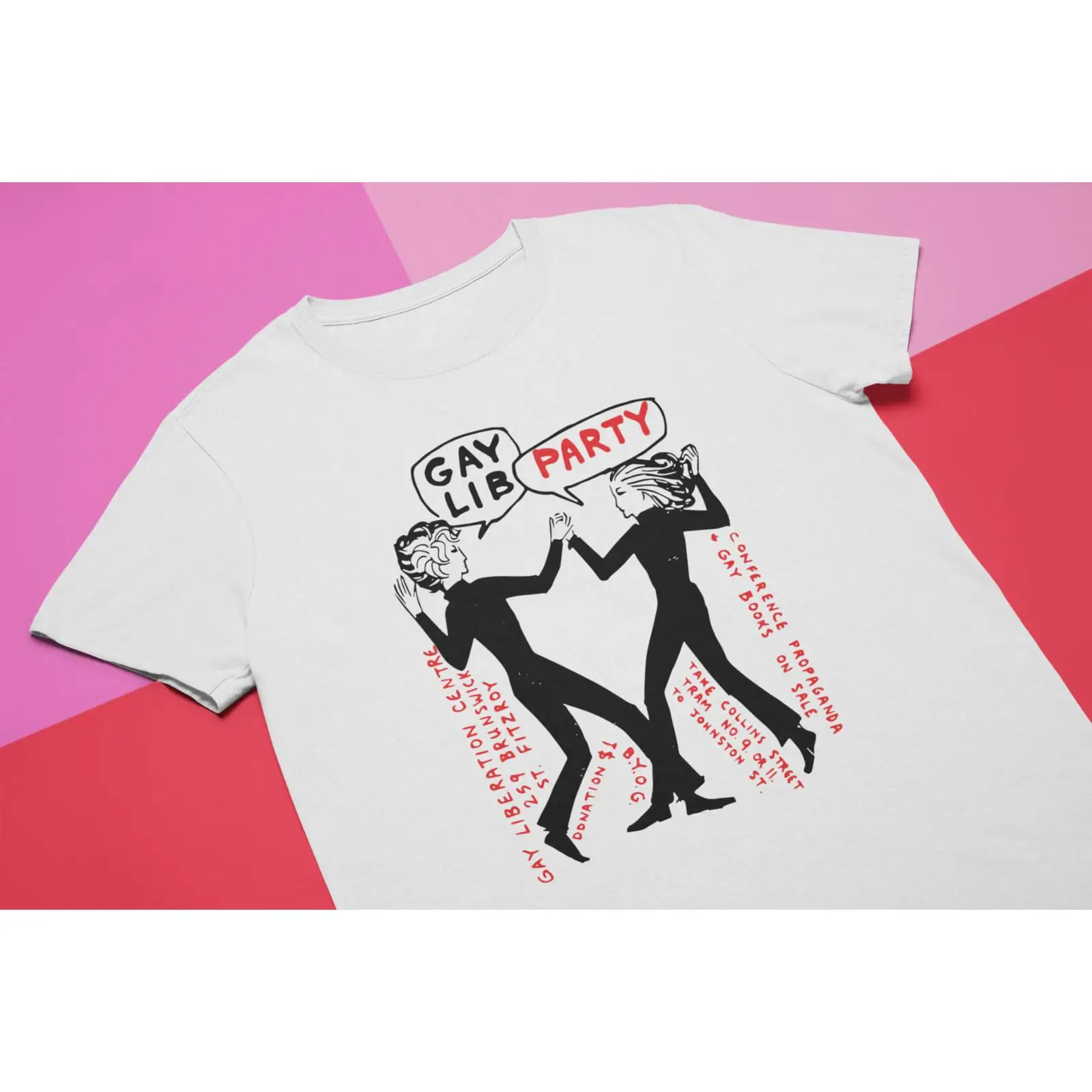 Gay Lib Party T Shirt Vintage  - огляд і ціна Vintage Queer Fashion