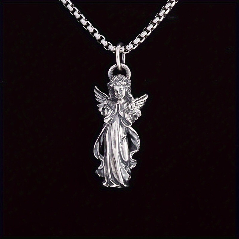 Guardian Angel Amulet Necklace - огляд і ціна Vintage Fashion Meaning