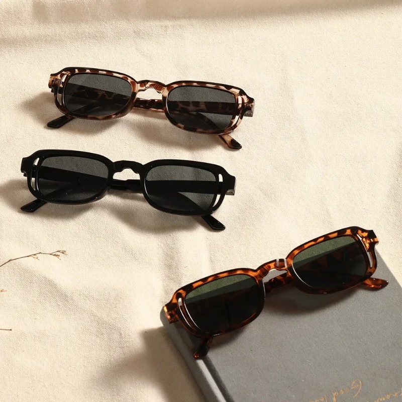 Luxurious Rectangle Sunglasses - огляд і ціна Vintage Fashion Designer