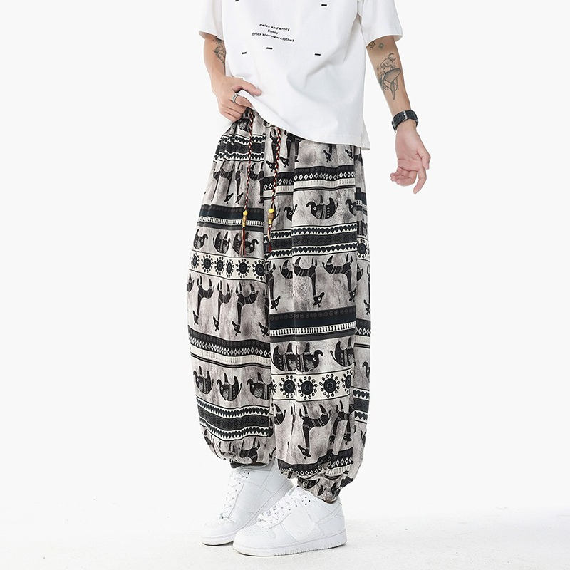 Holiday Style Printed High Wai - огляд і ціна Retro Track Pant