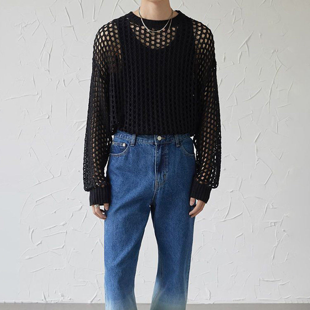 Mens Y2k Hollow Out Outfits Se - огляд і ціна Vintage Fashion Outfits Men