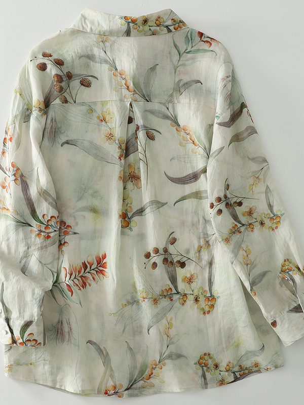 Loose Long Sleeve Women's Shir - огляд і ціна Vintage Fashion Influencers