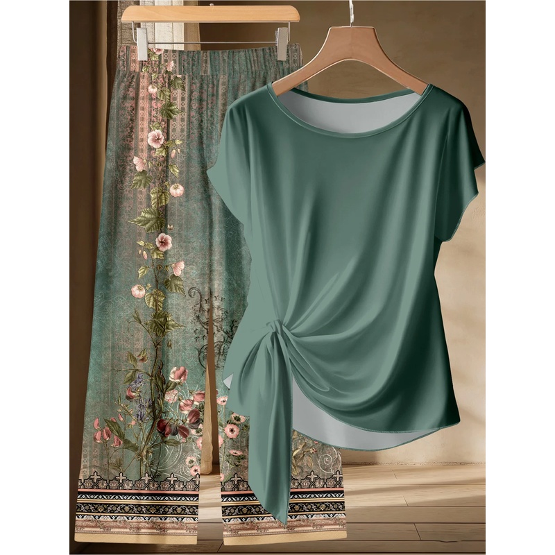 Dark Green plus Size Women's S - огляд і ціна Retro Track Pant