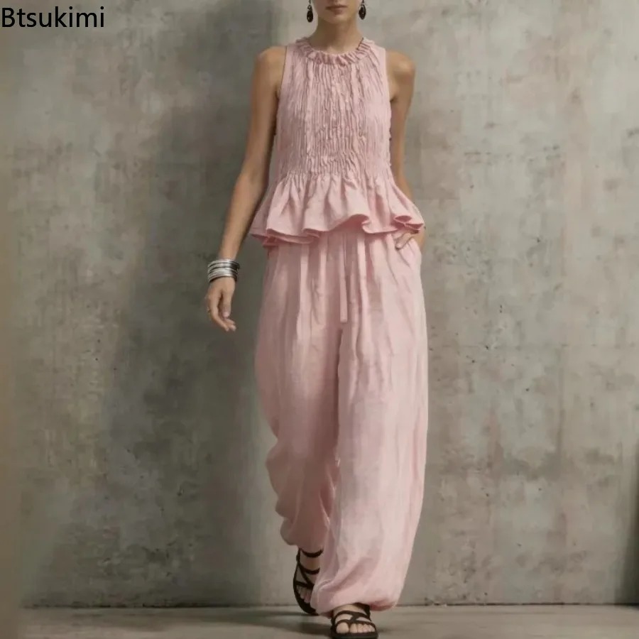 Simple Ruffle Hem Sleeveless T - огляд і ціна Retro Track Pant