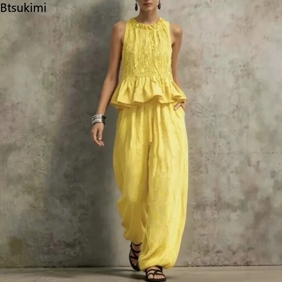 Simple Ruffle Hem Sleeveless T - огляд і ціна Retro Track Pant