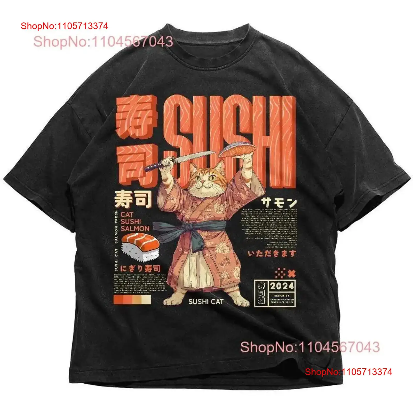 Sushi Cat Japanese T Shirt Ret - огляд і ціна Vintage Fashion In Tokyo