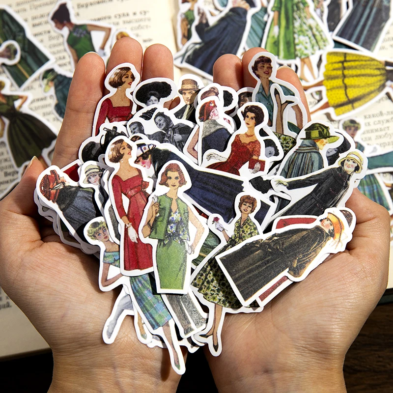 30pcs Vintage Ladies Gentleman - огляд і ціна Vintage Fashion Collage