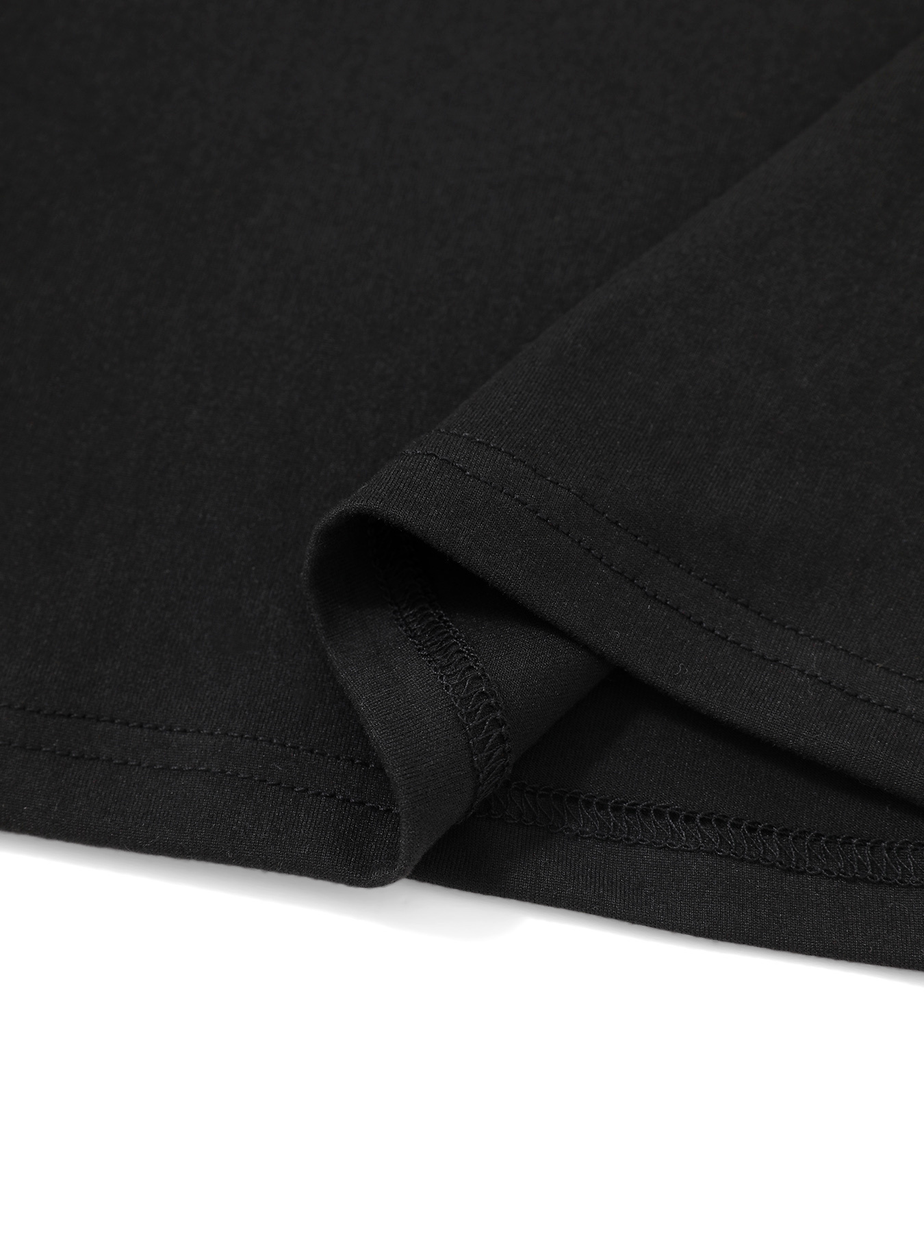 Women Black Crew Neck Short Sl - огляд і ціна Vintage Fashion Club