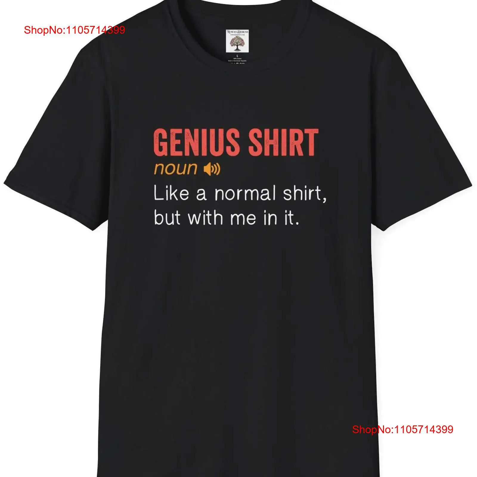 Genius T Shirt Definition Soft - огляд і ціна Vintage Fashion Definition