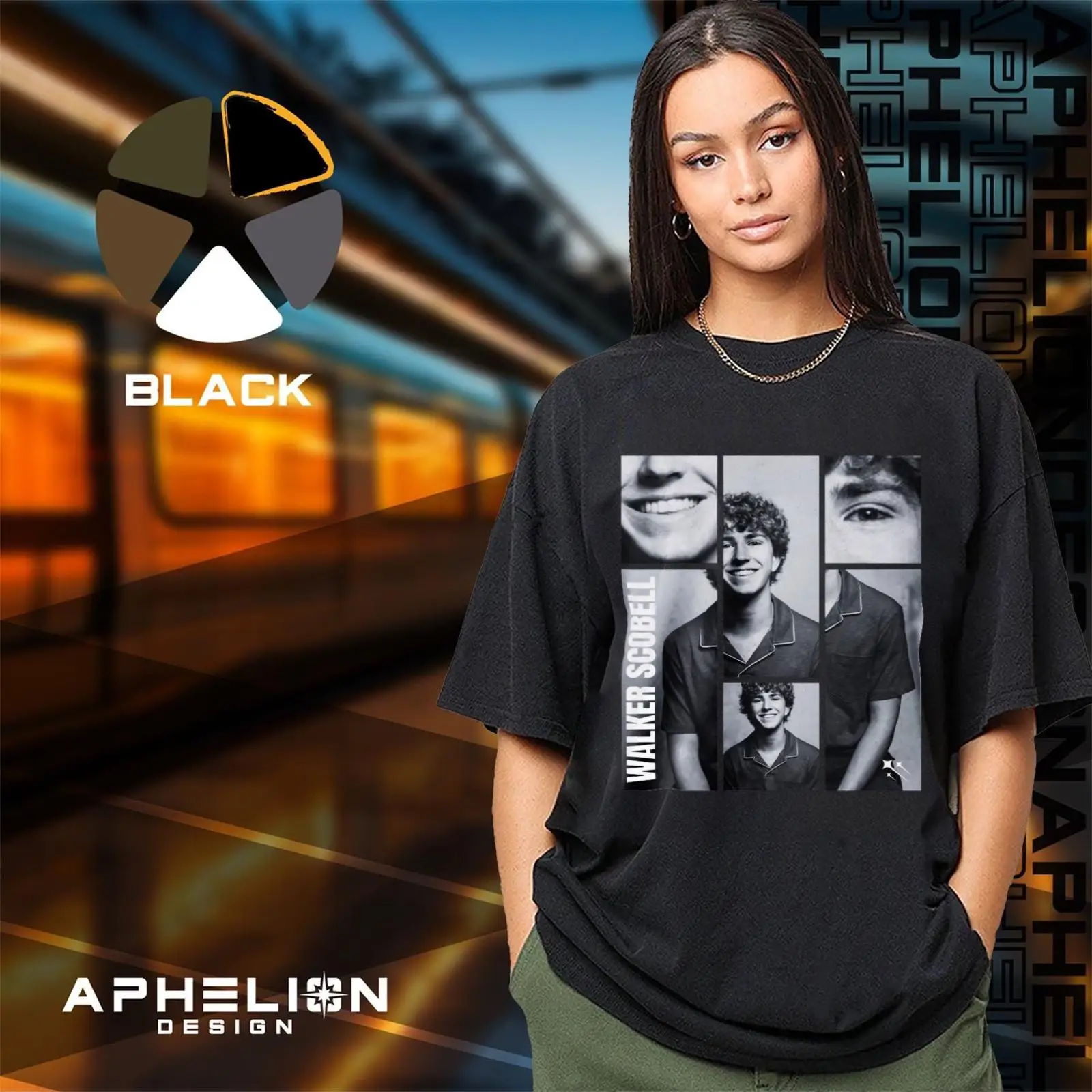 Walker Scobell Collage T Shirt - огляд і ціна Vintage Fashion Collage