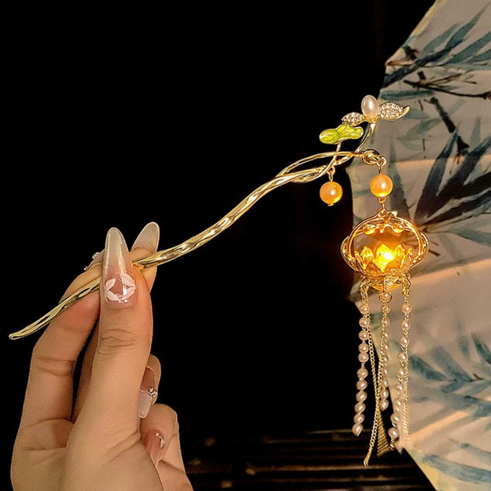 Luminous Flower Hairpin For Wo - огляд і ціна Vintage Fashion Ai