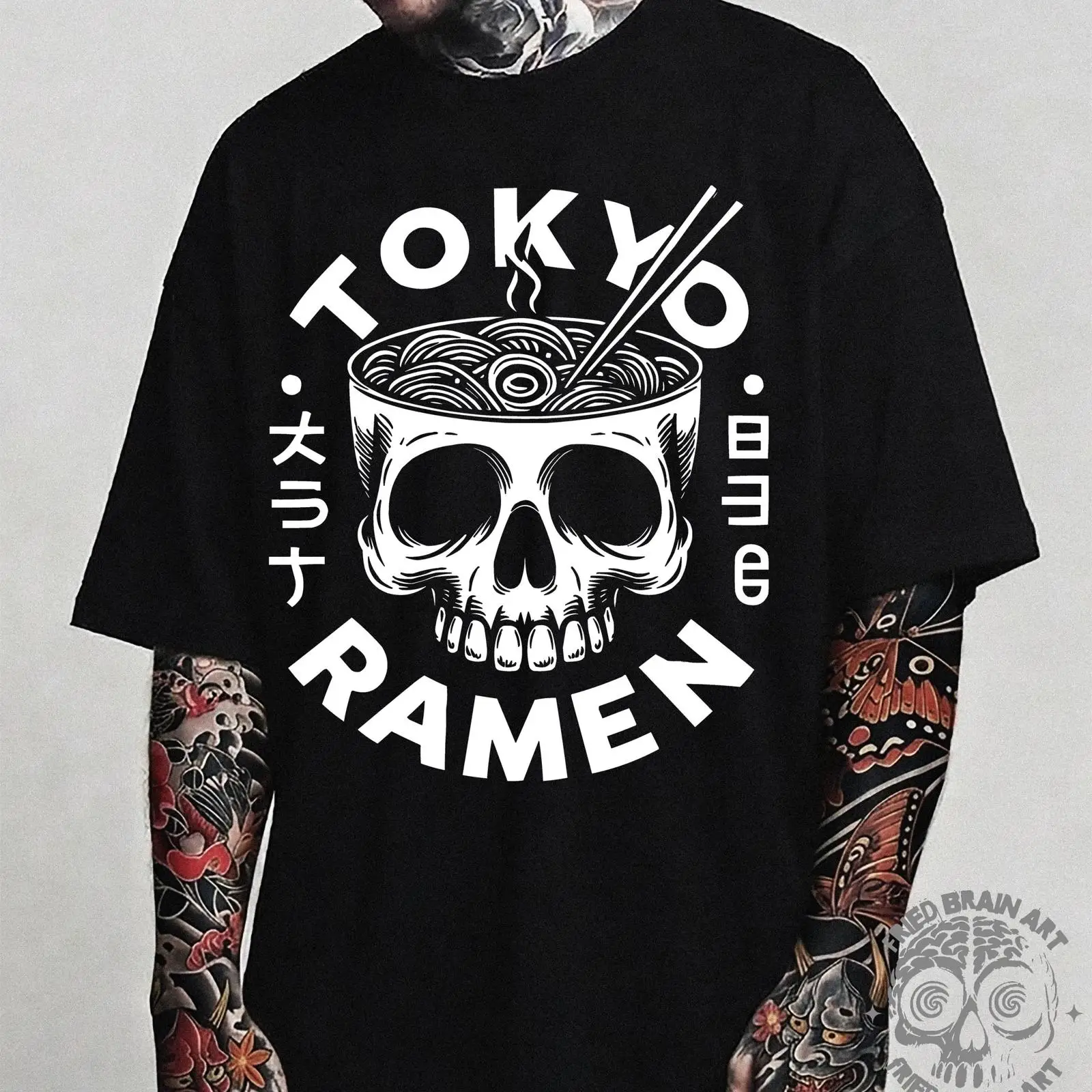 Tokyo Skull Ramen T Shirt Japa - огляд і ціна Vintage Fashion In Tokyo