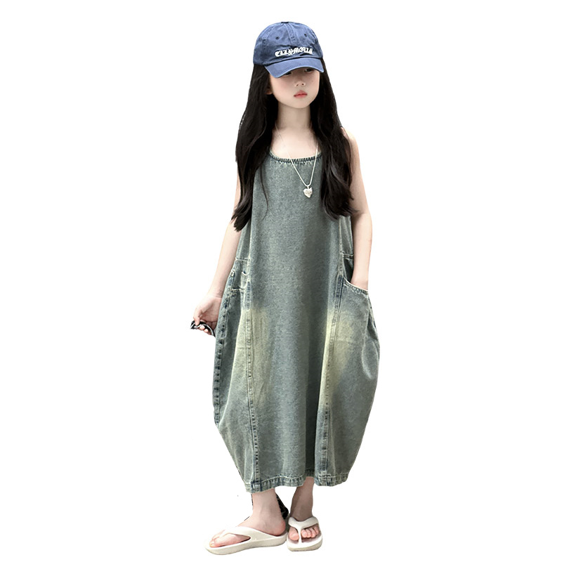 Vintage Blue Children Girls Hi - огляд і ціна Vintage Fashion Streetwear