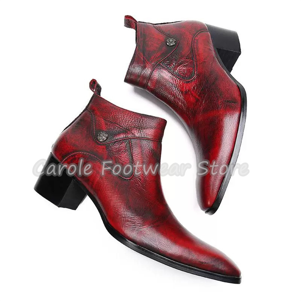 Vintage Square Toe Genuine Lea - огляд і ціна Vintage Zipper