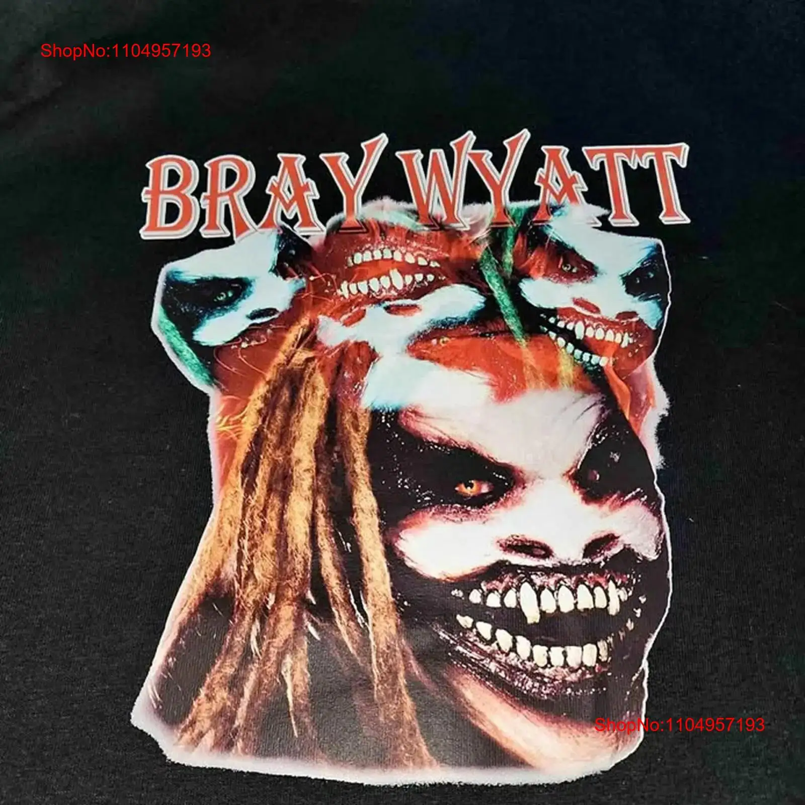 Bray Wyatt collage black T shi - огляд і ціна Vintage Fashion Collage