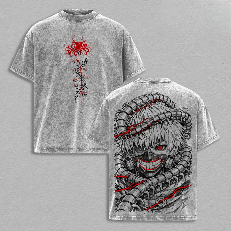 Manga Kaneki Ken Retro T Shirt - огляд і ціна Vintage Fashion In Tokyo