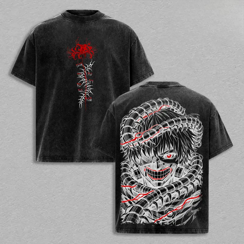 Manga Kaneki Ken Retro T Shirt - огляд і ціна Vintage Fashion In Tokyo